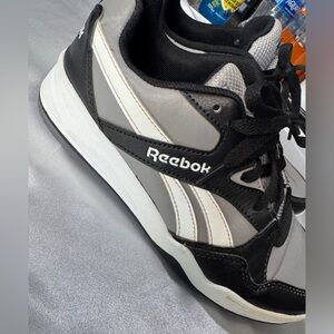 Reebok Black and Gray Retro-Inspired Sneakers